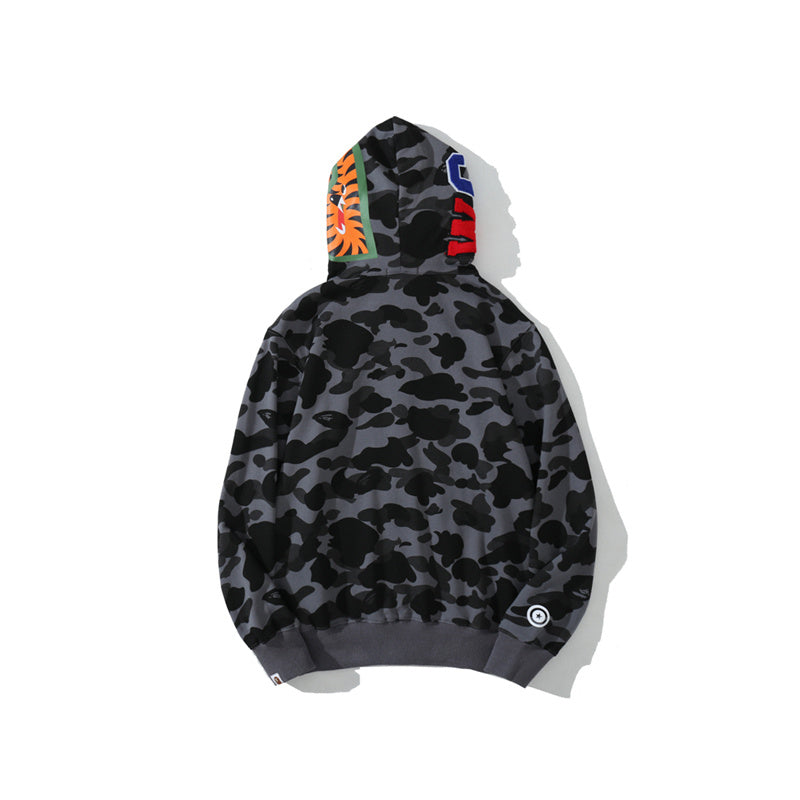 Bape Camo Zip Up Grey