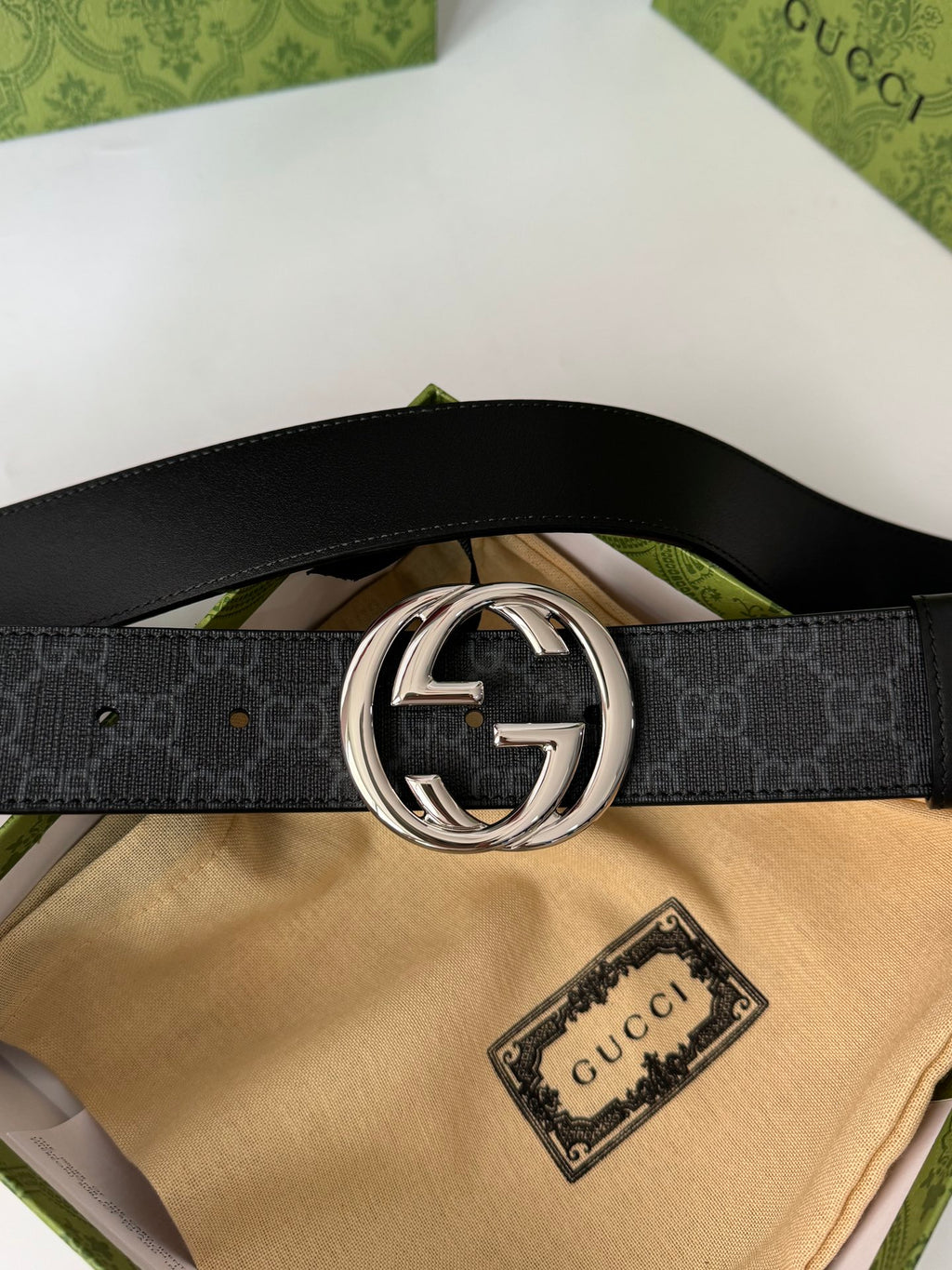 Gucc i Belt Black