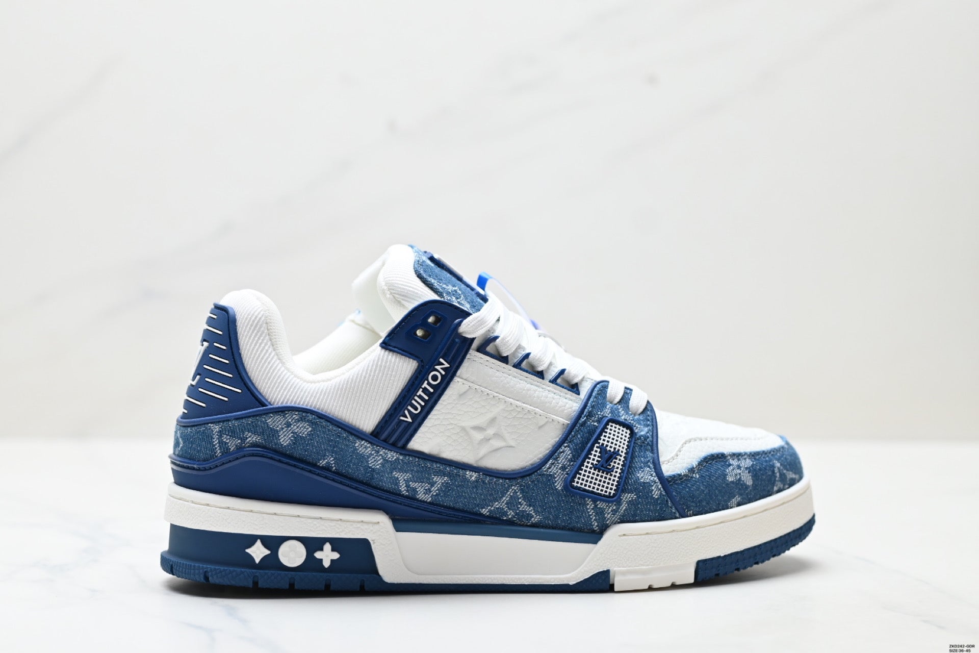Loui s Vuitton Trainer Denim Blue