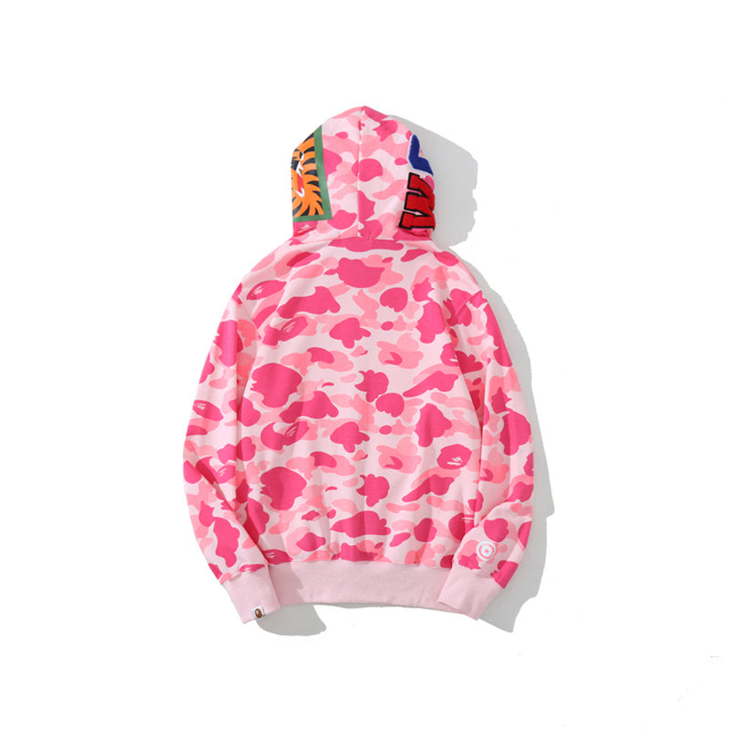 Bape Camo Zip Up Pink
